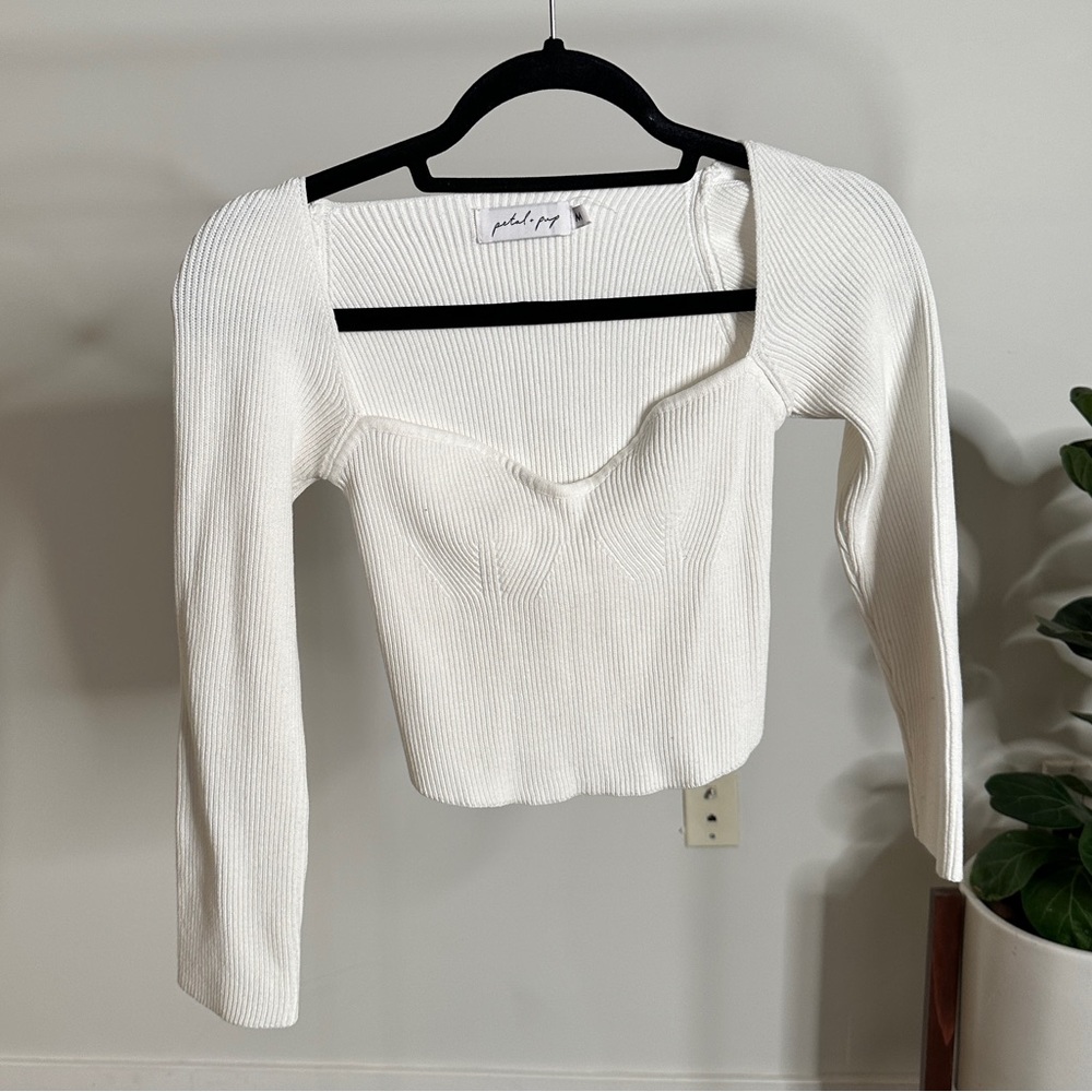 PETAL + PUP | ribbed sweater top